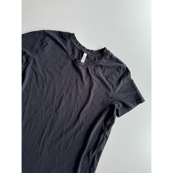 Aritzia GROUP BY BABATON Foundation Black Cotton Crew Neck T-Shirt, Size L - Picture 6 of 15